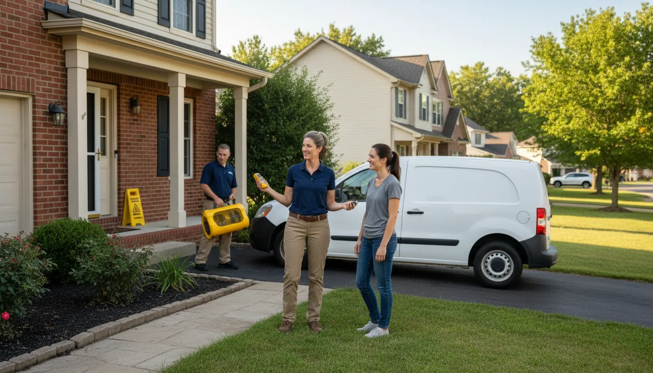 Water restoration image for Home Water Damage Repair in Gilboa, WV